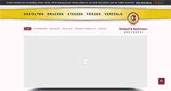 Desktop Screenshot of druckerei-zoeblitz.de