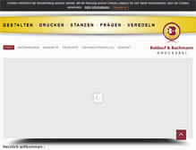 Tablet Screenshot of druckerei-zoeblitz.de